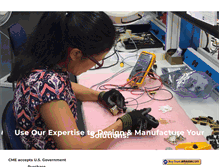Tablet Screenshot of custom-mfg-eng.com